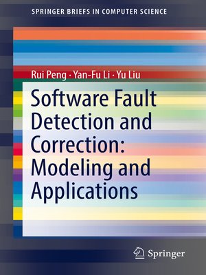 cover image of Software Fault Detection and Correction